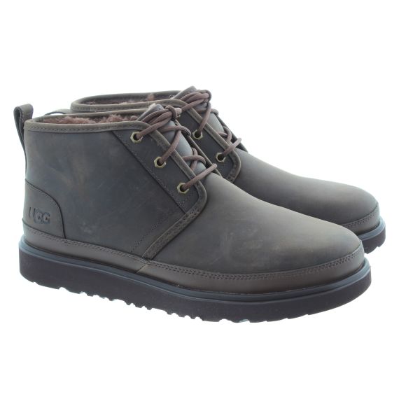 UGG Mens Neumel Waterproof Boots In Grizzly brown