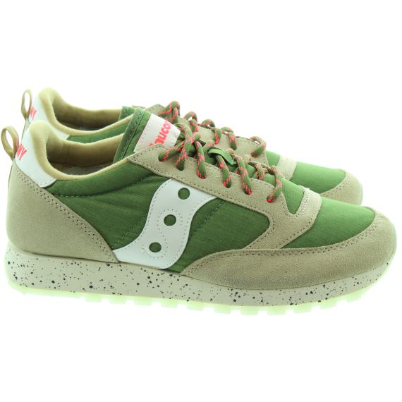 green saucony mens