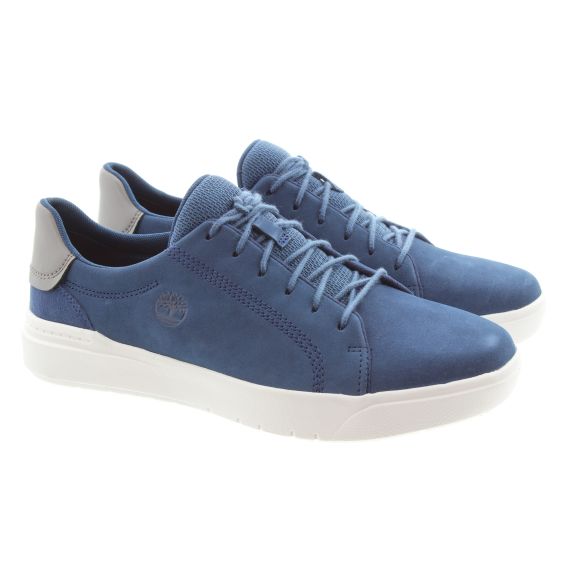 TIMBERLAND Mens Seneca Bay Lace Trainers In Navy
