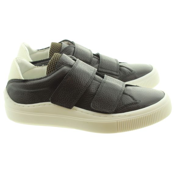 FLY Mens Sevu Velcro Trainers In Black