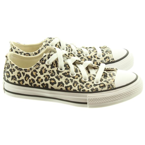 CONVERSE Kids Allstar Ox Shoes In Leopard