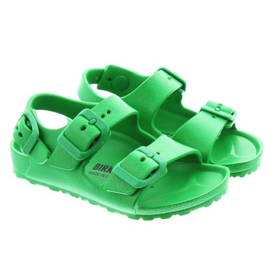 BIRKENSTOCK Milano Kids Eva Sandals In Fern Green