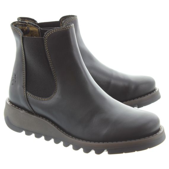 FLY Salv Chelsea Boots in Black
