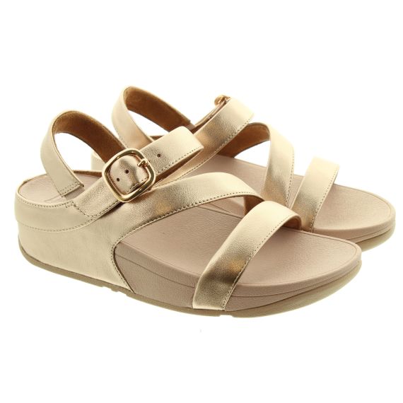FITFLOP The Skinny Back Strap Sandals In Rose Gold