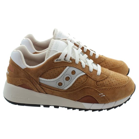 SAUCONY Adults Shadow 6000 Trainers In Light Brown 
