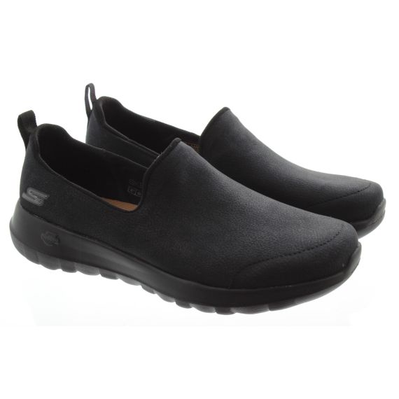 SKECHERS Ladies 15612 Go Walk Gratify Shoes In All Black