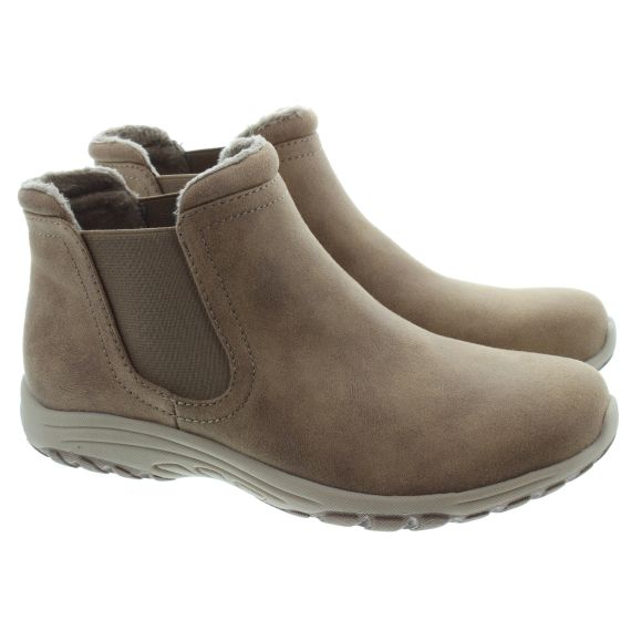 SKECHERS 158388 New Yorker Ankle Boots In Mushroom