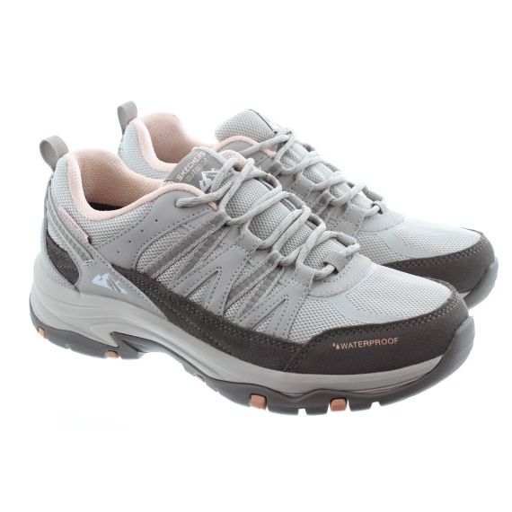 SKECHERS Ladies 180003 Trego Waterproof Shoes In Taupe