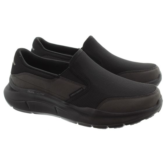 SKECHERS Mens 232515 Equalizer Slip On Shoes In Black 