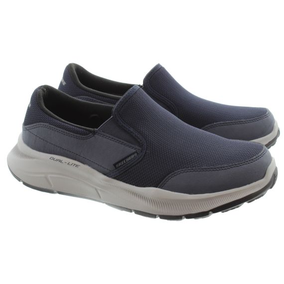 SKECHERS Mens 232515 Equalizer Slip On Shoes In Navy 