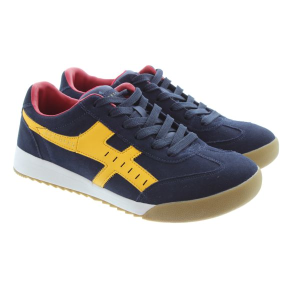 SKECHERS Mens 237350 Zinger Trainers In Navy Yellow