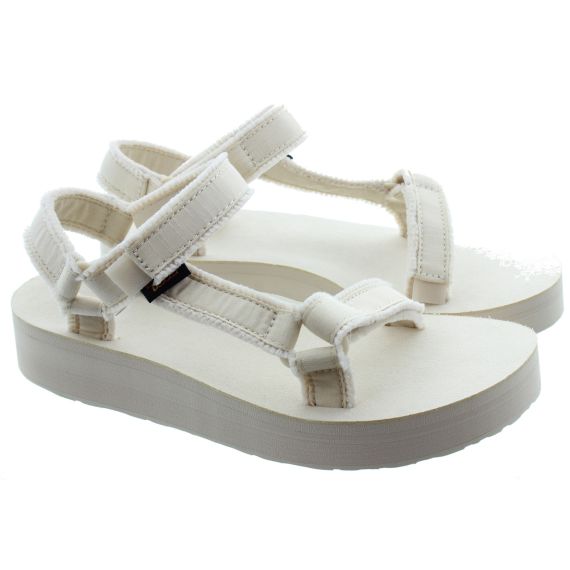 TEVA Ladies Original Midform Universal Canvas Sandals In Birchwood 