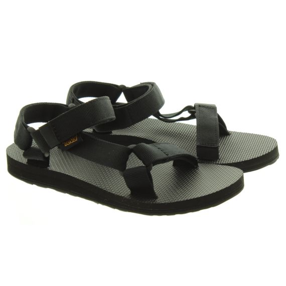 TEVA Ladies Original Universal Sandals In All Black