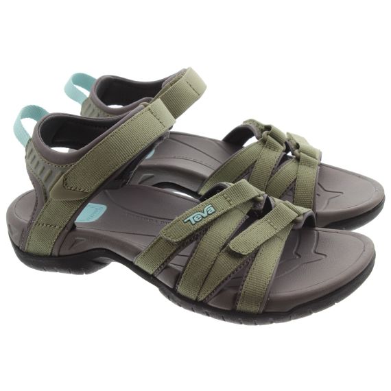 TEVA Ladies Tirra Sandals In Burnt Olive 