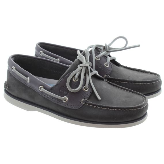 TIMBERLAND Mens Classic Boat Shoes In Grey 