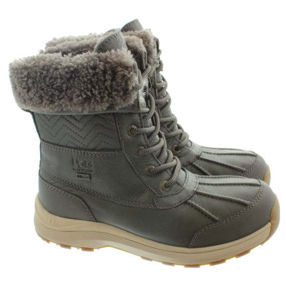 UGG Ladies Adirondack 3 Nylon Boots In Slate