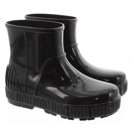 UGG Ladies Drizlita Rain Boots In Black