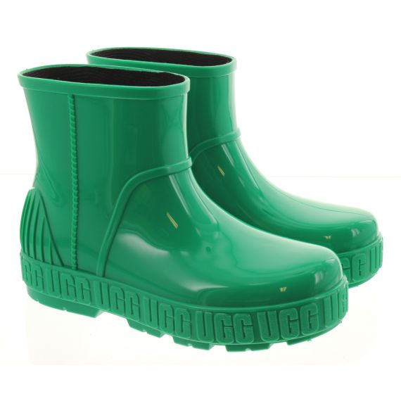 UGG Ladies Drizlita Rain Boots In Emerald Green