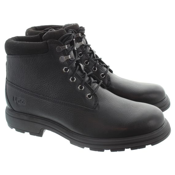 UGG Mens Biltmore Mid Lace Boots In Black 