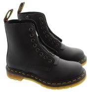 Ladies Pascal Front Zip Boots In Black