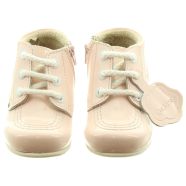 Bottines Kickers Mixte Bébé Hi Zip - Cuir Avec Semelle Caoutchouc