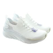 Ladies D'lux Walker Let It Glow Trainers In White Silver