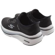 yuu☆ Ladies 129006 Go Run Elevate 2.0 Slip Ins Trainers In Black/ White