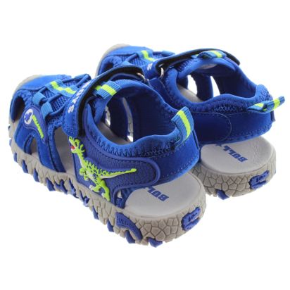Kids 3144 Velociraptor Light Up Sandals In Royal Blue