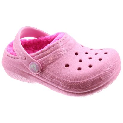 Pink Croc With Fur Inside Fuzz Lined Fur Lined Croc Fur Lined