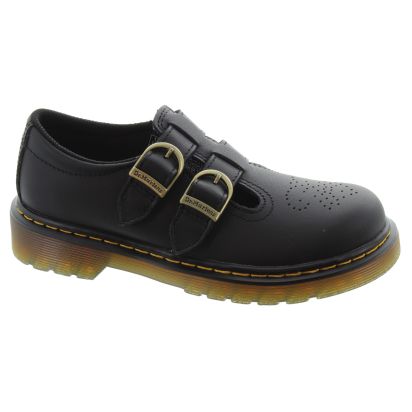 Kids 8065 Mary Jane Velcro Shoes In Black