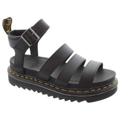 Dr Martens Ladies Blaire Sandals In Black in Black