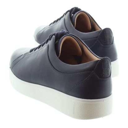 Ladies Fitflop Rally Leather in Navy