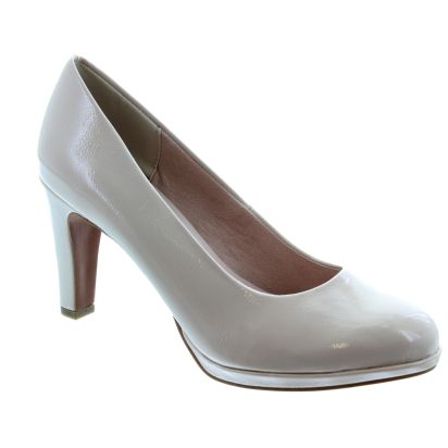 【中古】BORNTOSTANDOUT INDECENTCHERRY 22412 Court Shoes In Powder Patent