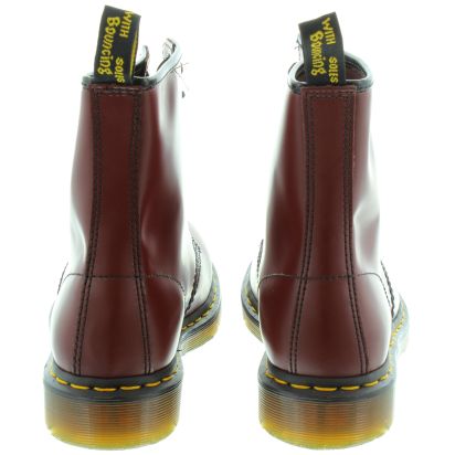 Dr Martens Leather 1460 8 Eyelet Boots in Cherry in Cherry