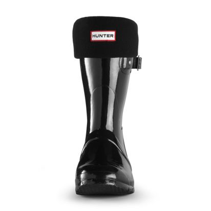 Hunter Kids Welly Socks in Black