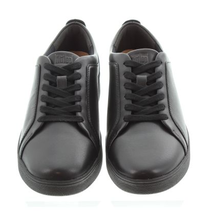 FitFlopâ„¢ Ladies Rally Leather Sneakers In Black in Black