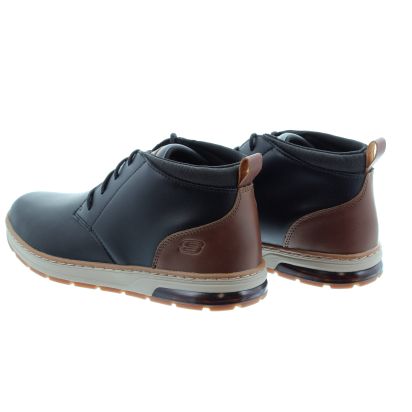 Mens 210141 Lace Boots In Black