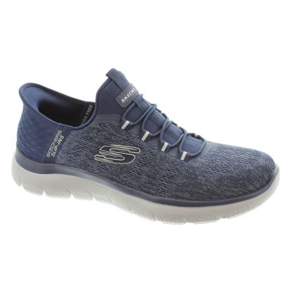 Mens 232469 Slip Ins Summits Trainers In Navy