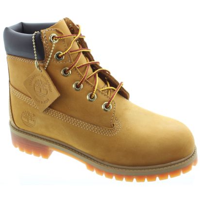 Timberland Kids Authentic Inch Lace Boots In Wheat in Wheat