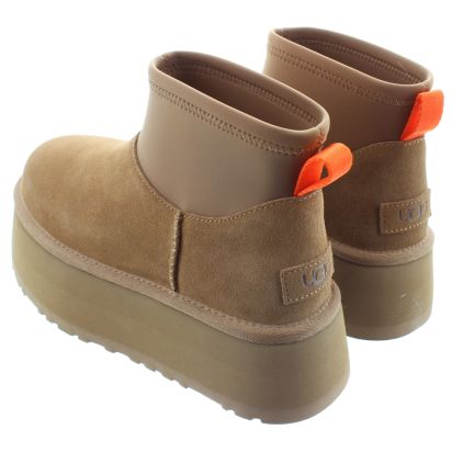 Ladies Classic Mini Dipper Boots In Chestnut