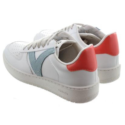 趣味・スポーツ・実用 LACE FROM THE VICTORIA AND ALBET MUSEUM Ladies Madrid Lace Trainers In White and Blue