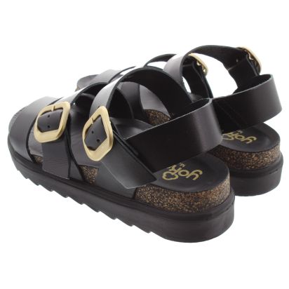 Ladies Tunez 127 Chunky Sandals In Black