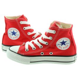 Red converse 2025 kids shoes