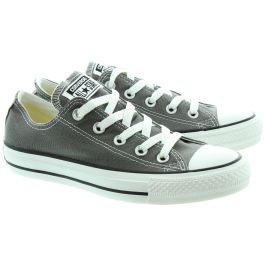 Grey coral canvas ox trainers store