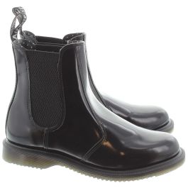 Dr Martens Womens Kensington Flora Chelsea Boots in Black in Black