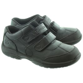 Timberland Kids Woodman Park Velcro Shoes in Black in Black