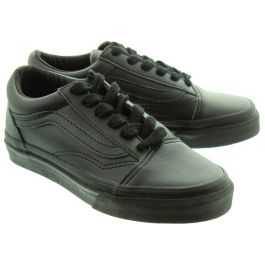 Vans jersey lace old skool black & port shoes 2025