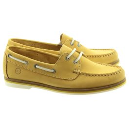 yellow boat shoes