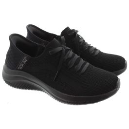 Ladies Slip-Ins Ultra Flex Trainers In Black