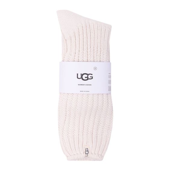 UGG Ladies Tyla Slouchy Crew Socks In Nimbus